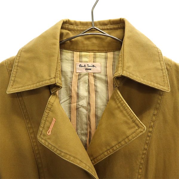 PAUL SMITH PINK Trench Jacket 40 Brown Women Used