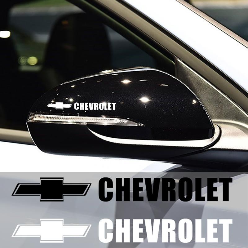4 Pièces PVC Logo de Voiture Flanc de Carrosserie Bouchon de Réservoir Autocollant Emblème de Coffre Accessoires Pour Chevrolet Cruze Spark Captiva Malibu Trax Aveo SS