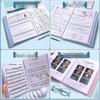 A4 Morandi Data Book: Transparent Inner Page Multi-Layer PP Folder for Office File Storage.