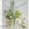 Simulated Daisy Bouquet Bottle Hand Tied Flower Table Bouquet Fake Flowers Bride Holding Flowers Photography Props Silk Flowers