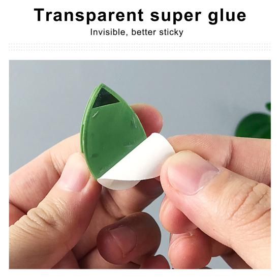 40 Stück Pflanzenkletterwand-Befestigungsclips mit Klebeetiketten Unsichtbare Ranken