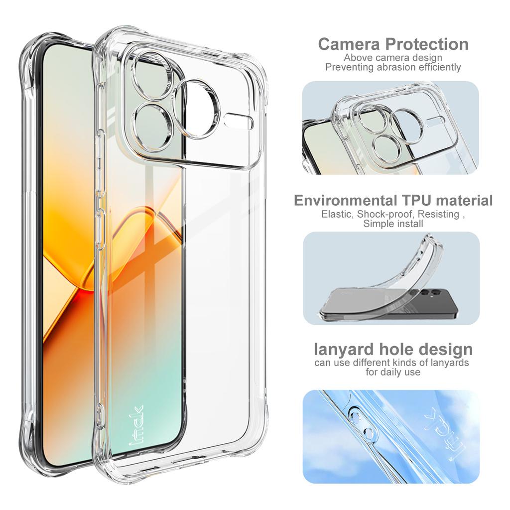 For Honor Power 2 5G Phone Case IMAK Shock-resistant Soft Case