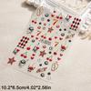 2026 Trendy Nail Art Stickers Zebra Leopard Star Plaid Cherry Heart Cartoon Self Adhesive Decals DIY Manicure Nail Decorations