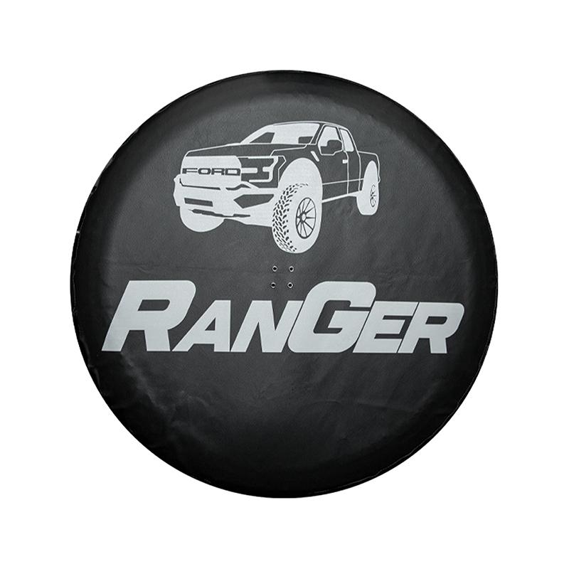 

Защитный чехол для запасного колеса для Ford Ranger, брызговик, пылезащитный чехол, дренажное отверстие, модификация, аксессуары для улучшения чёрный