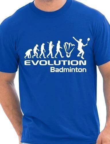 Evolution Of Badminton Sport Funny Mens T-Shirt Gift Size S-XXL 2XL