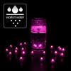 50 Stück Becher Kleine Runde Kugel Lichter Ballons LED Blinkende Leuchten Laternenlicht für Hochzeit Party Geburtstag Dekoration
