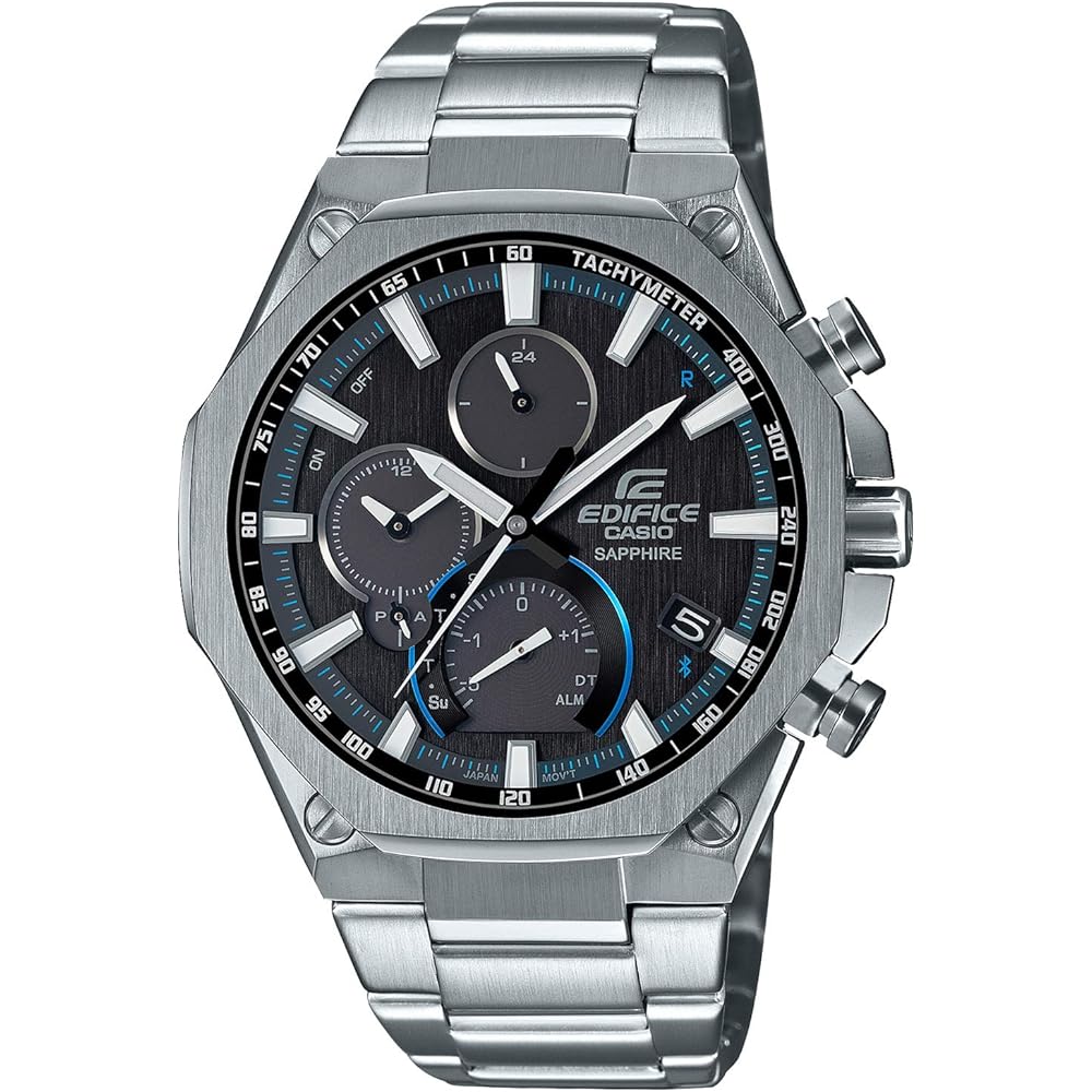 

Casio Edifice Smartphone Link EQB-1100YD-1AJF Men s Watch Stainless Steel Black Dial