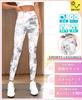 Ranmy Stage Patterned Yoga Sports Leggings with Watery Flower Size for Running and Gym Use Women's Leggings, Pants, Pockets, Pattern, M,
