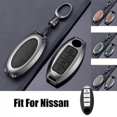 Zinc Alloy Leather Car Key Case Cover For Nissan Maxima Altima Rouge Pathfinder