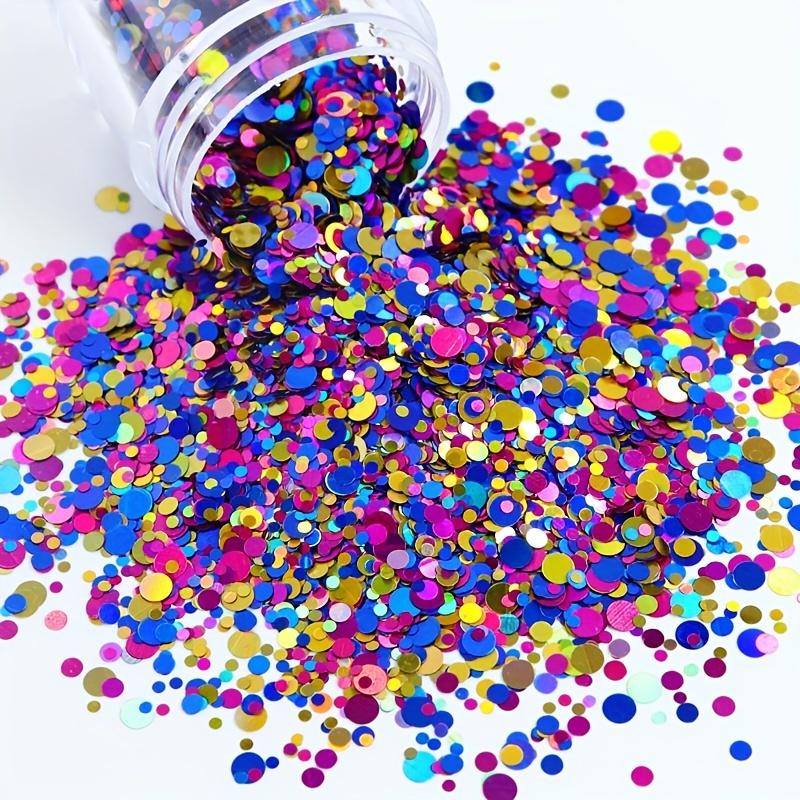 

10 мл/коробка Голографические круглые смоляные пайетки с блестками для наполнителя эпоксидной смолы Блестящие пайетки в форме пузырьков Декор DIY Изготовление ювелирных изделий