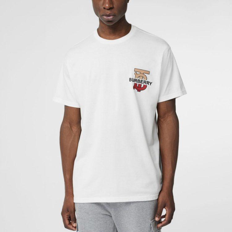 Burberry Monogram T Shirt Unisex White 80174961