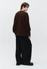 ZIOSONGZIO Semblance Ribbed Crewneck Knit Brown Zh5Kt836Br