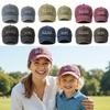 Fashion Washed Cotton MAMA MINI Embroidery Caps Vintage Breathable Baseball Cap Adjustable Outdoor Sunscreen Hats