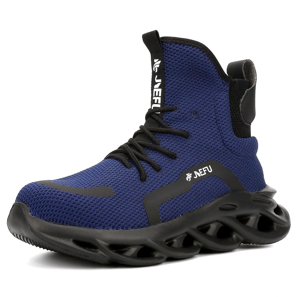 JIEFU Steel Toe Work Boots for Men 