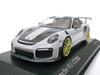 Minichamps Scale Porsche 911 GT2 RS Weissach Package Gold Rim 2018 1/43 (Chalk)