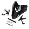 Motorcycle Wind Screen Spoiler High Strength Motorcycle Windscreen Sports Visor with Mounting Bracket Replacement for