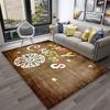 Alfombra con diseño de Papá Noel y árbol de Navidad para niños, regalo para el hogar, sala de estar, dormitorio, sofá, decoración, alfombrilla antideslizante