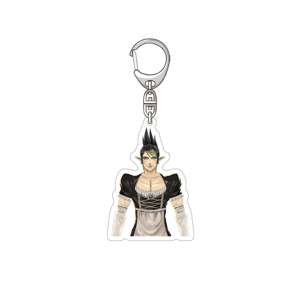 Nijisanji Yuhi Riri Shishhido Akari Higuchi Kaede Kenmochi Toya Debidebi Debiru Official Acrylic Keychain Bag pendant Fans Gifts