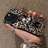 Leopard Print Minnie Case for Apple iPhone 15 Pro Max - Cartoon, Cute, High-end Cross-border Design