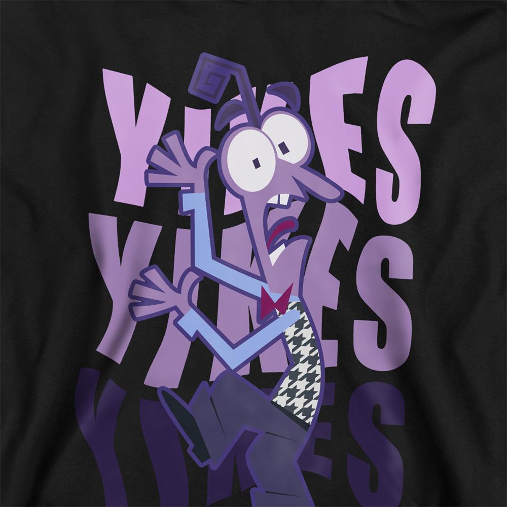 Inside Out 2 Childrens/Kids Fear Heather Hoodie