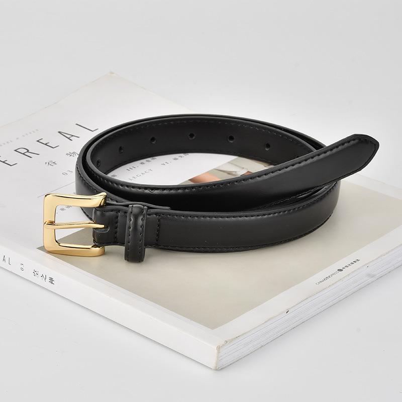 New Genuine Leather Women's Belt Neutral Versatile Jeans Belt High-end Fashion Pin Buckle Belt for Women