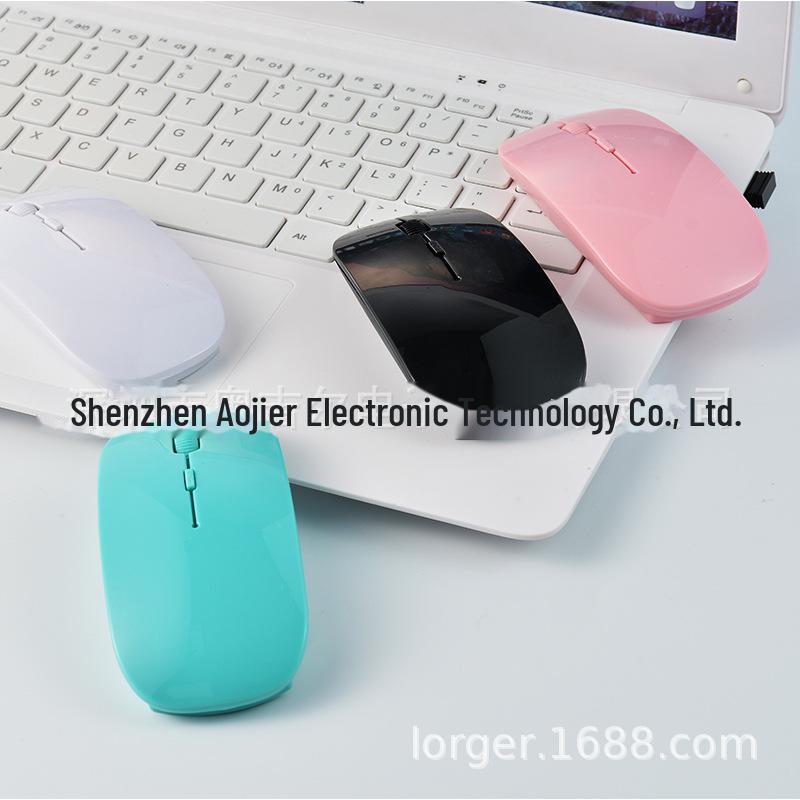 Silent Bluetooth Wireless Mouse for Apple Devices