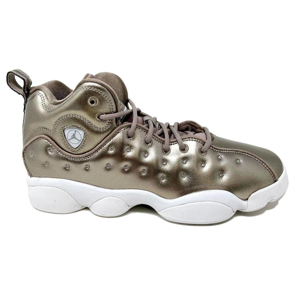 Air Jordan Jumpman Team 2 GS SE Sepia Stone Kids Sneakers Gold White-Noble-Red-Sepia-Stone AV5178-200