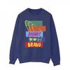Johnny Bravo Mens Rectangle Pop Art Sweatshirt
