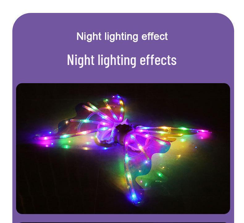 Elf Wings Automatic Light-Up Moving Butterfly Toy for Kids