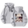 Japanese Anime My Hero Academia Hoodies Kawaii Harajuku Manga Graphic Zipper Coats Printed Streetwear Sweatshirts Unisex Pullovers Tops