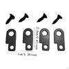 Electric Guitar Effects Pedal Mounting Accessories Convenient Easy Installation Making 4 Brackets