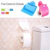 Plastic Suction Cup Toilet Paper Holder Bathroom Wall Mounted WC Paper Phone Holder Shelf Towel Roll Shelf Bathroom Accessories
