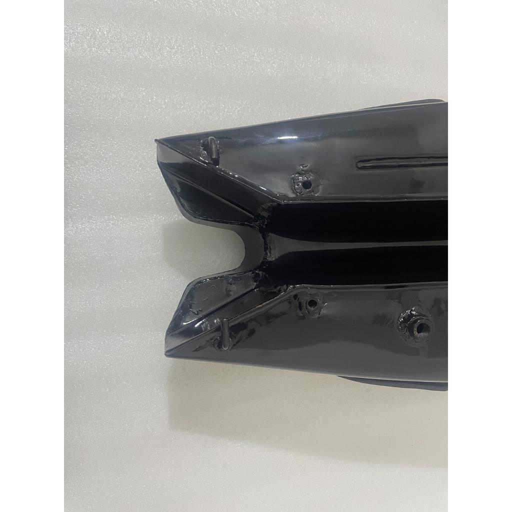 BMW R71 Black Painted Aluminium Petrol Tank With Knee Pad Plates & Cap |Fit For