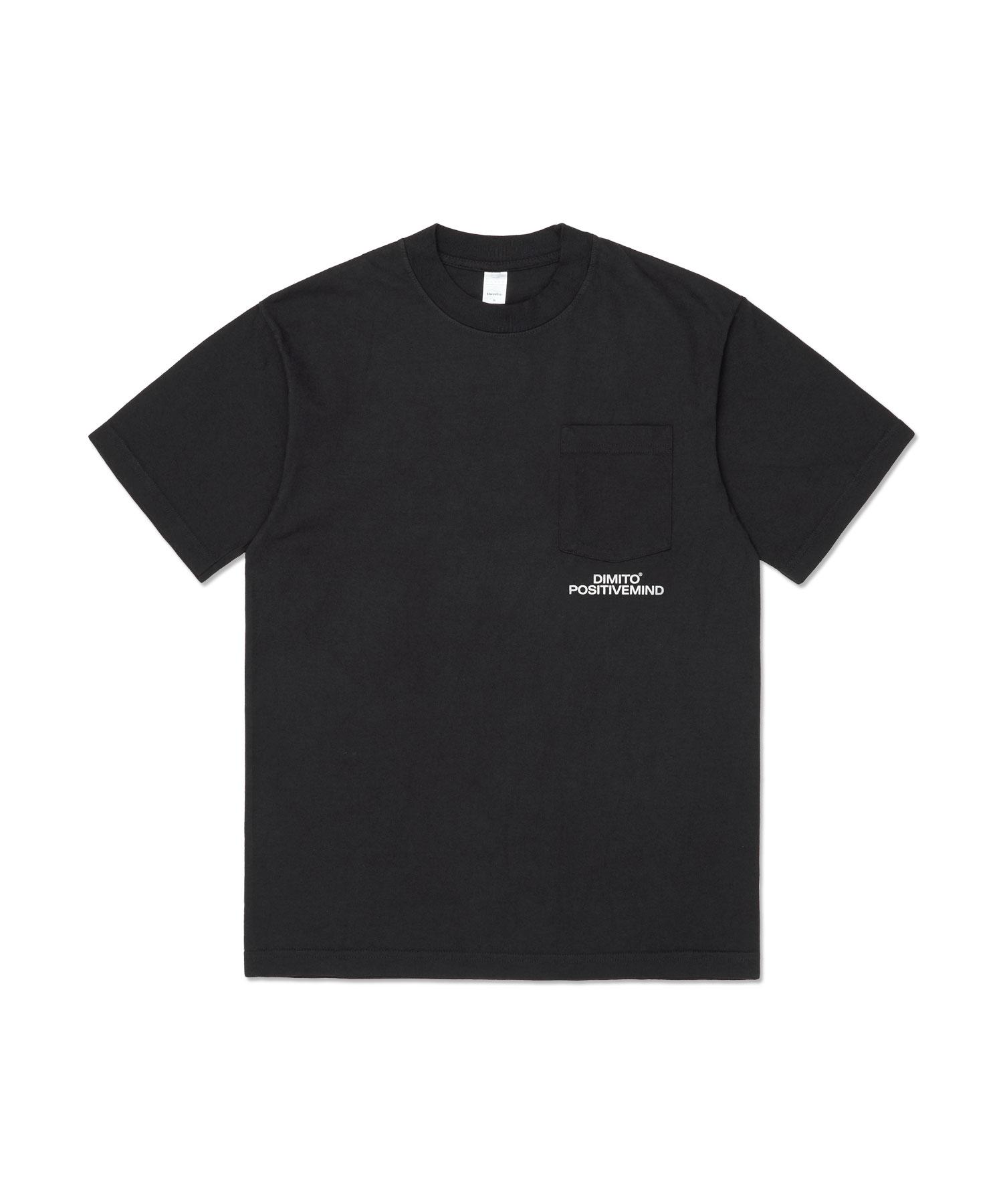 Dimito Dmt Pocket Ssv Gd 6.5Oz Tee Black S