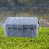 Outdoor Power Connection Box with Clear Lid Weatherproof Outdoor Cable Safety Box Portable Box for Timers & Plugs