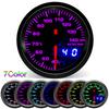 2“ 52mm Water Temperature Gauge 40-140 Celsius 7 Colors Backlight Water Temp Sensor Joint Pipe Sensor Hose Adapter For 12V Car