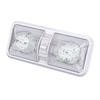 12-24V RV LED Dome Light Boat Camper Trailer Caravan Car Double Ceiling Light Indoor Lighting Universal Car Accessories