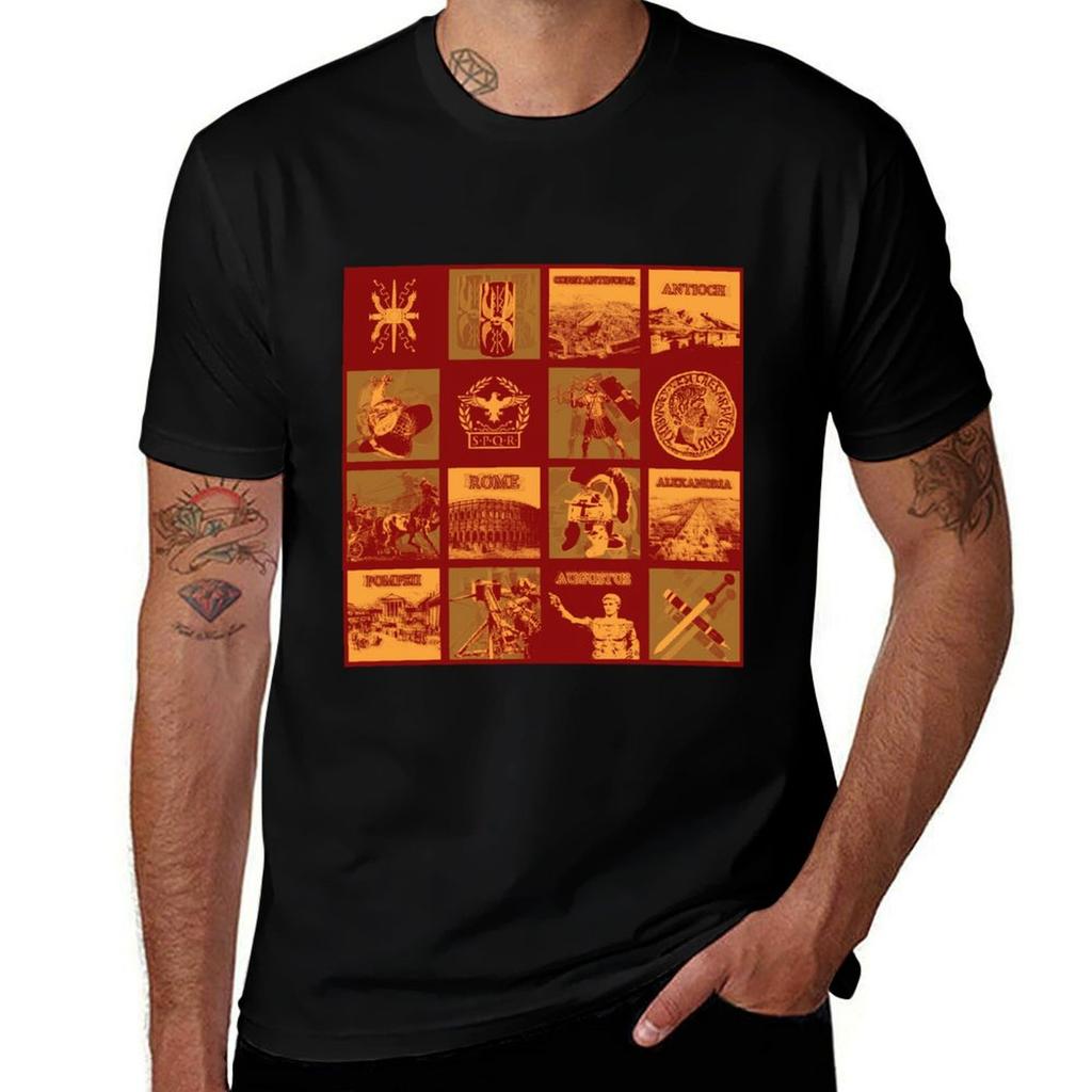 Rounisex Empire Collage Tshirt Perforunisexce Workout Short Sleeve Tee Tshirt