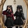 Lolita Jirai Kei Cosplay Costume Y2k Kawaii Sexy Lace Off Shoulder Shirt Gothic Ruffle Mini Skirts Anime Sweet Lady Style Outfit