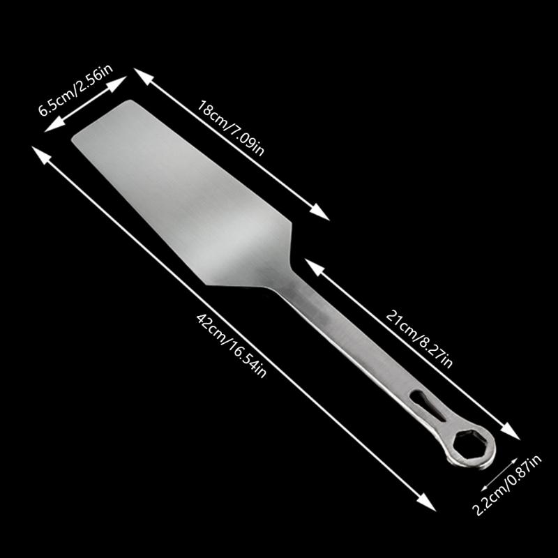 Multifunktions-Ziegelmesser Putzkelle Spachtel Doppelseitiges Design Maurerwerkzeug Und Fliesenmesser 2 in 1