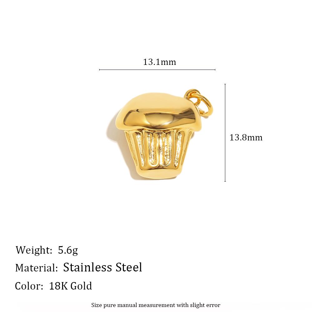 Dreamshow Fashion Stainless Steel Pendants Charms Enamel Pendants for Necklace Gold Plated Jewelry Accessories