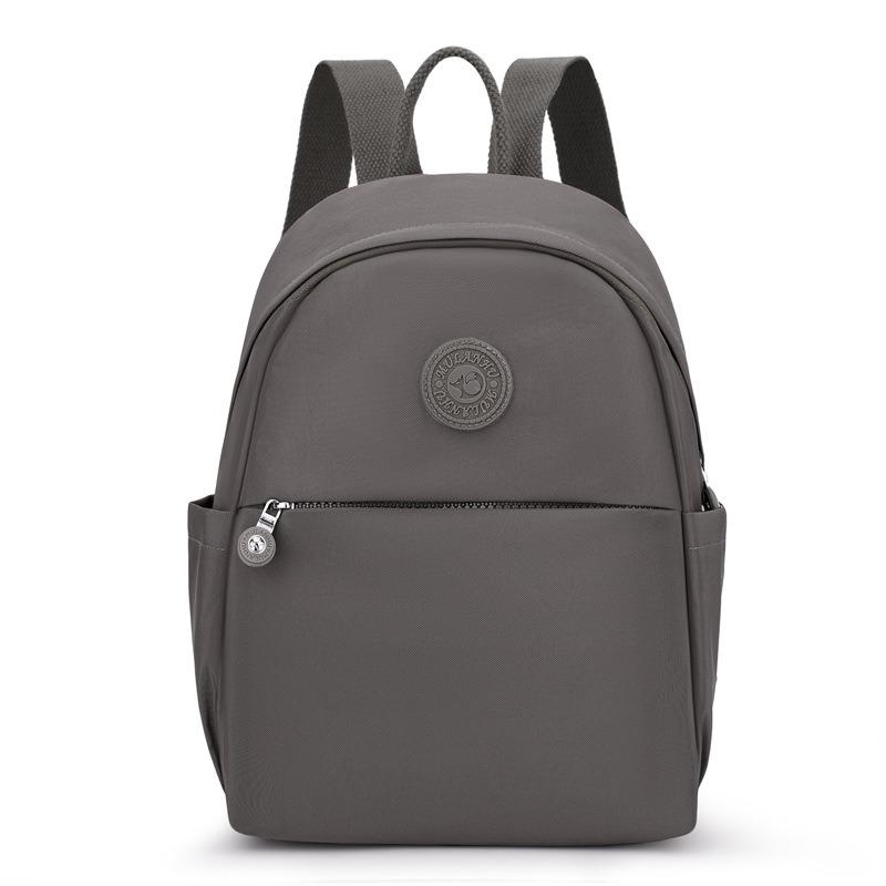 New Trendy Art Outdoor Travel Backpack Solid Color Simple Fashion Medium Mom Backpack Casual Women's Backpack