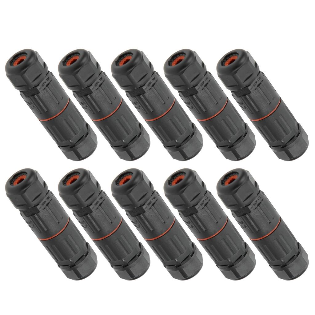 10 Stück Wasserdichter Stecker Elektrisch IP68 Klemmen Sortimentskasten für Straßenlaternen