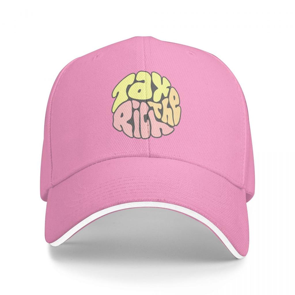 Tax The Rich Groovy Word Art Baseball Cap Fashion Beach Military Tactical  Women Hats Mens