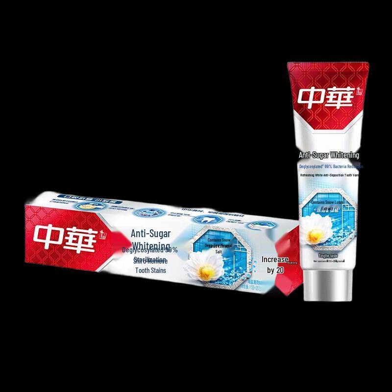 Zhonghua Anti-Sugar Whitening Toothpaste, Sea Salt Mint, 90g