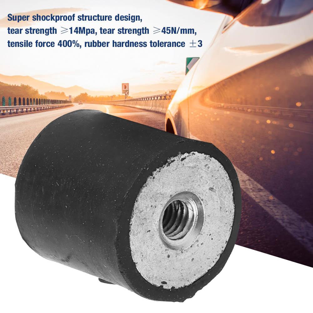 4pcs Female Thread Rubber Mount Anti Vibration Bobbin Isolator Damper (DE10*10 M4)