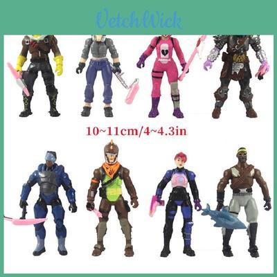 Fortnite 8pcs Figure Doll Armed Children Gift Cake Ornaments For Birthday Christmas