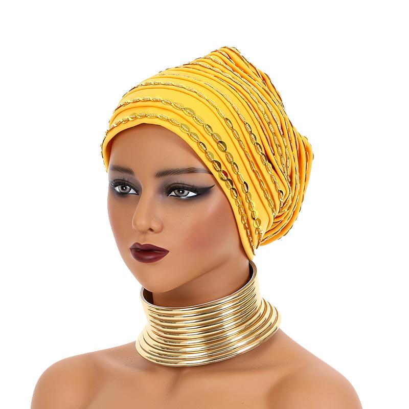 

Высококачественная модная мусульманская тюрбан-шляпа ручной работы из бисера