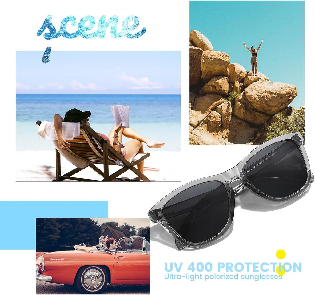 Sunglasses Womens Polarized Sunglasses For Mens Womens Retro Mirror Lens For Driving Fishing Uv400 Protection