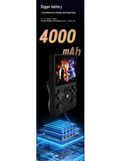 R36pormax 4-Inch Linux Retro Handheld Game Console for Two-Player Games